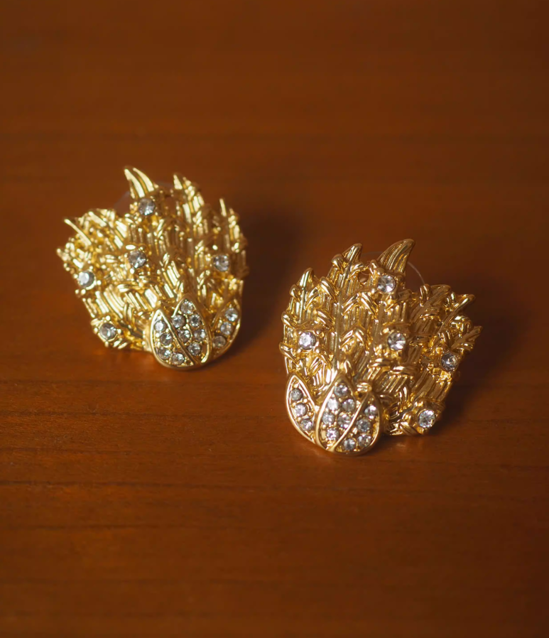 Retro European Clip-On Earrings