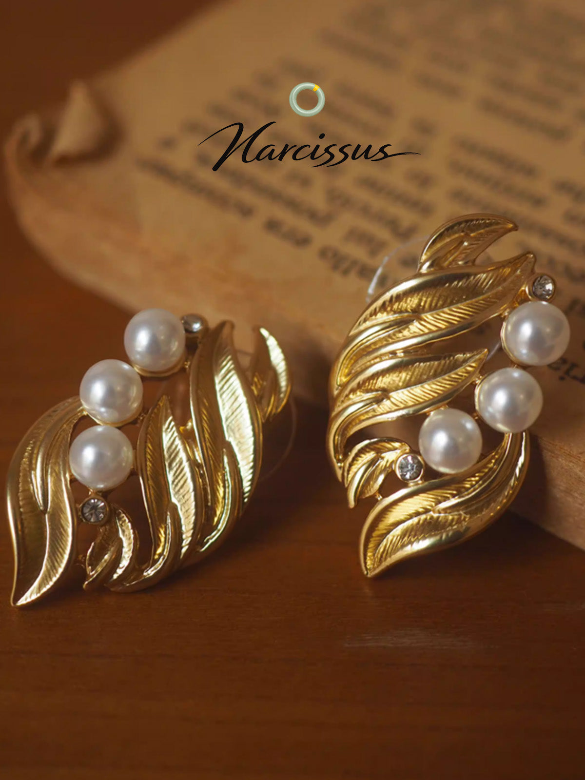 European Vintage Pearl Clip-On Earrings1