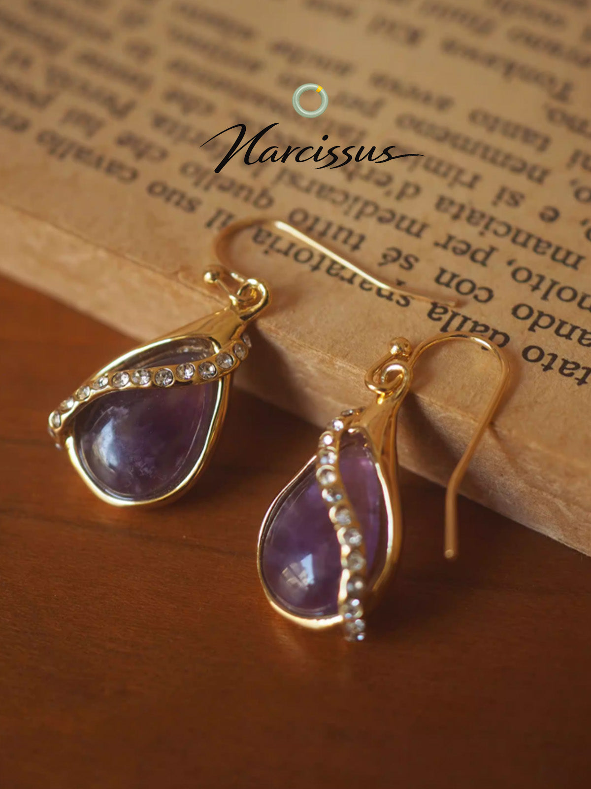 Amethyst Tassel Artisan Earrings