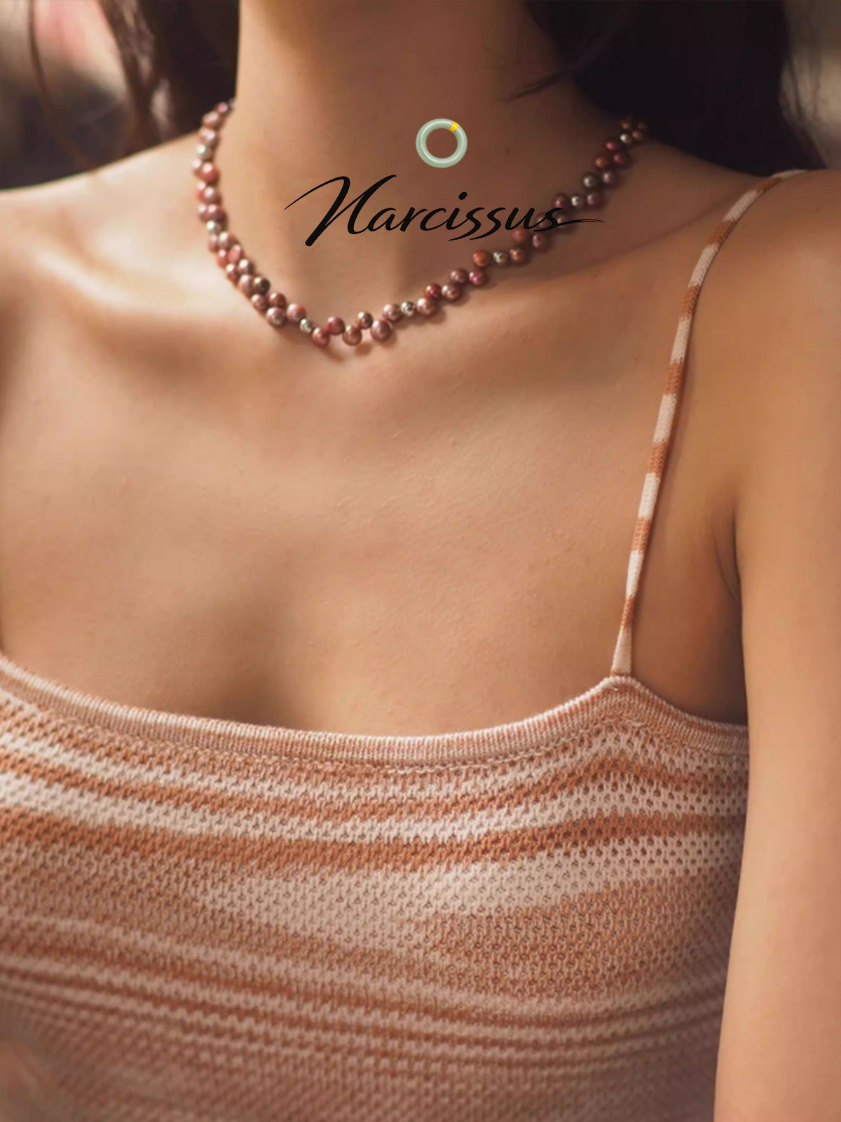 Grey Freshwater Pearl Choker Necklace