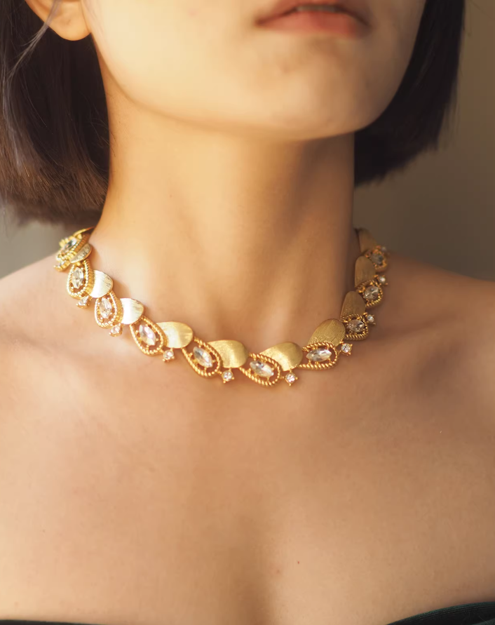 Pearl Jewelry Set with Necklace & Earrings