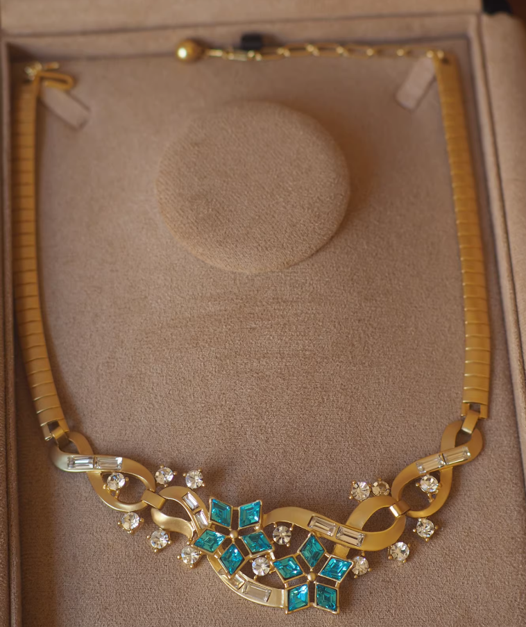 Snowflake Retro Court-Style Necklace